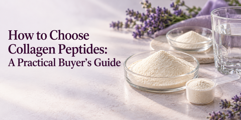 How to Choose Collagen Peptides: A Practical Buyer’s Guide