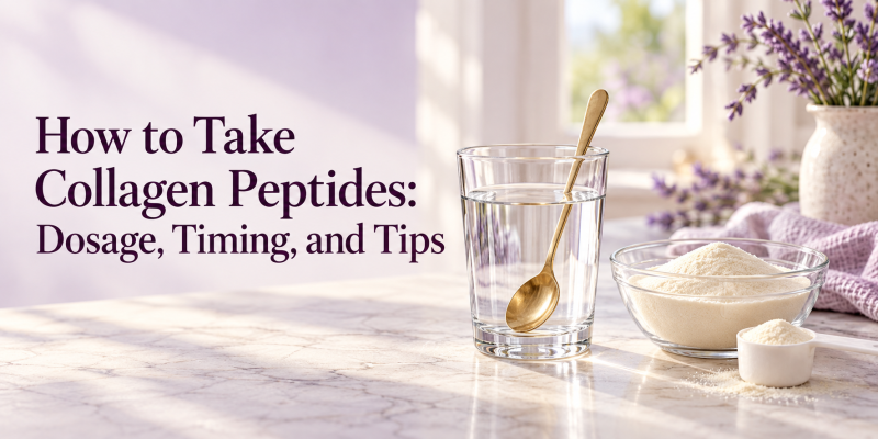 How to Take Collagen Peptides: Dosage, Timing, and Tips