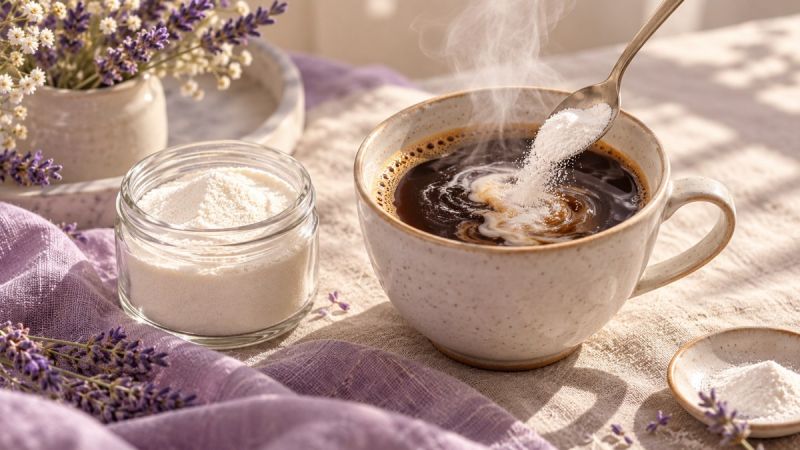 Collagen in Coffee: Does Heat Destroy It? The Temperatures, the Caffeine Question and How to Mix It